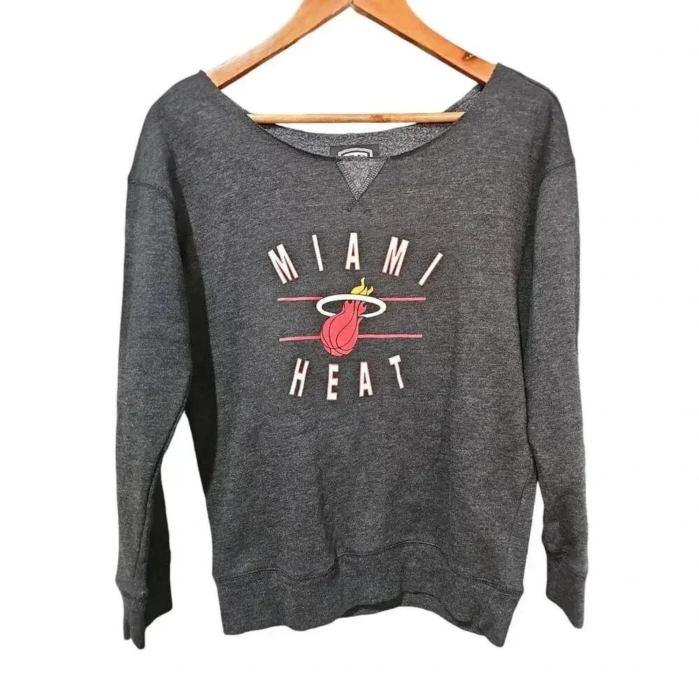 UTS NBA Miami Heat Sweatshirt Charcoal Size S